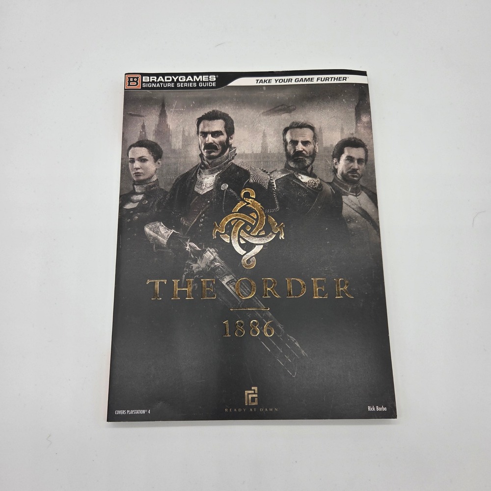BradyGames Strategy Guide Black The Order 1886 Signature Series PS4